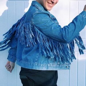 Fringe Denim Jacket